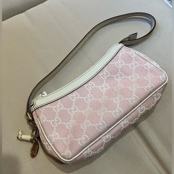 Gucci Pink Cowboy Boot Charm Pochette Bag - Picture 8 of 13